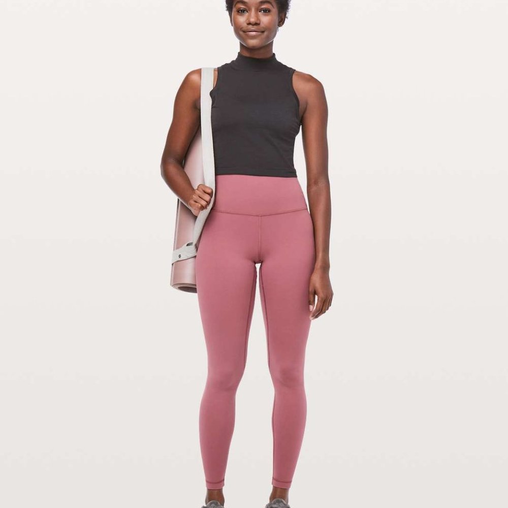 lululemon athletica Rose Pink High-Rise Leggings